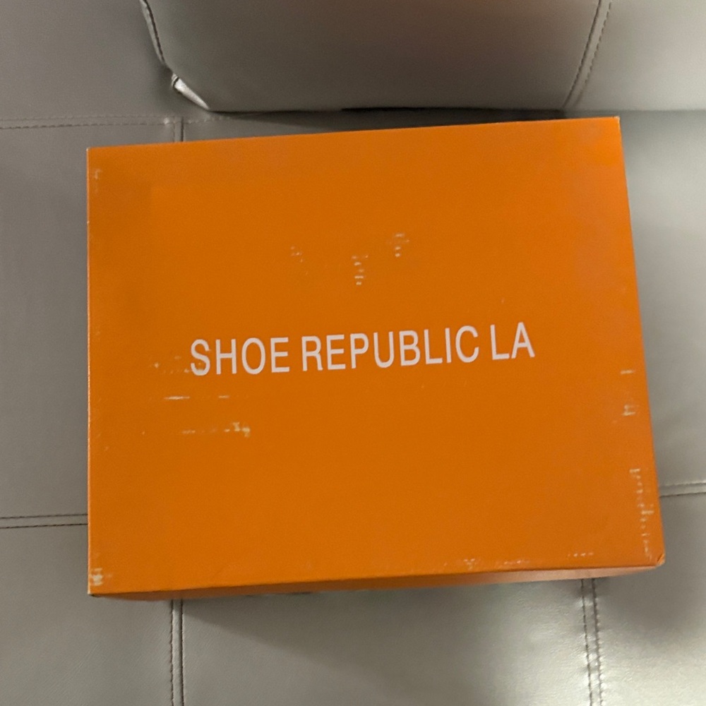 Shoe Republic LA Bold tall peep toe boots